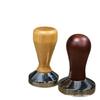 Italian Stainless Steel Coffee Tamper with Flat Base and Ergonomic Handle (51/53/58mm)