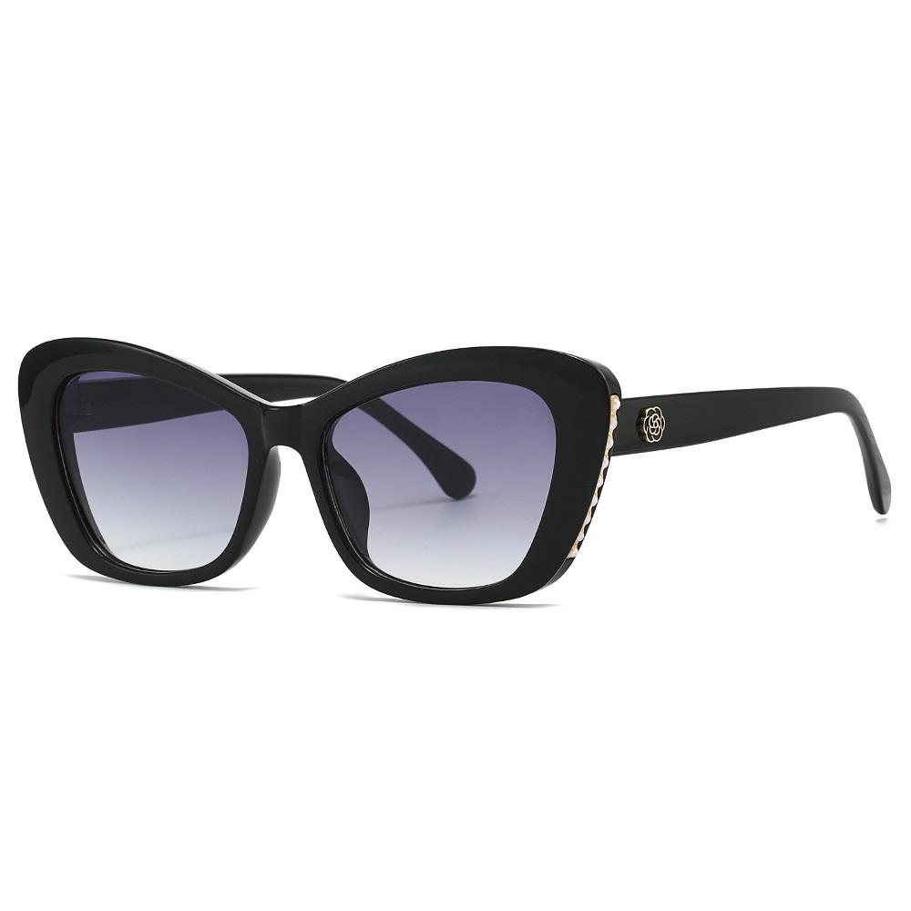 New Square Sunglasses Women Fashion Outdoor Shades Eyewear Flower Trendy Brand Designer Uv400 Men Casual Sun Glasses