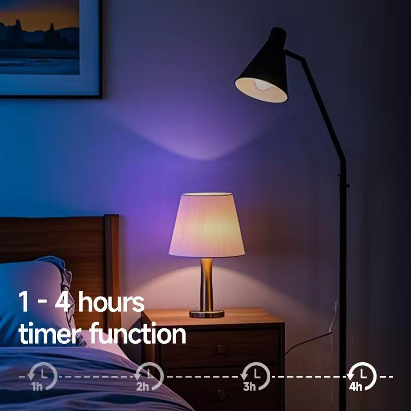 Rechargeable E27 RGB Touch Wall & Table Lamp with Remote Control