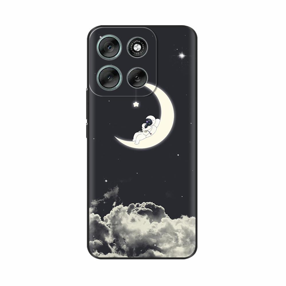 For Motorola Moto G56 5G Case Cute Print Cover Soft Black Silicone Bumper Phone Cases For Moto G86 MotoG86 G 56 Back Cover Funda