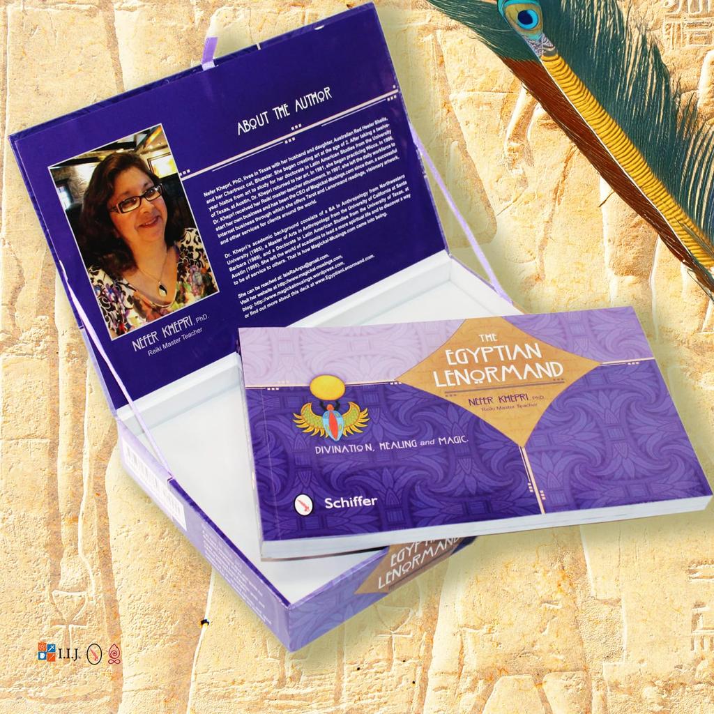 I.I.J Lenormand Cards, The Egyptian Lenormand Oracle Cards, Fortune Telling, with Japanese Instructions, Authentic