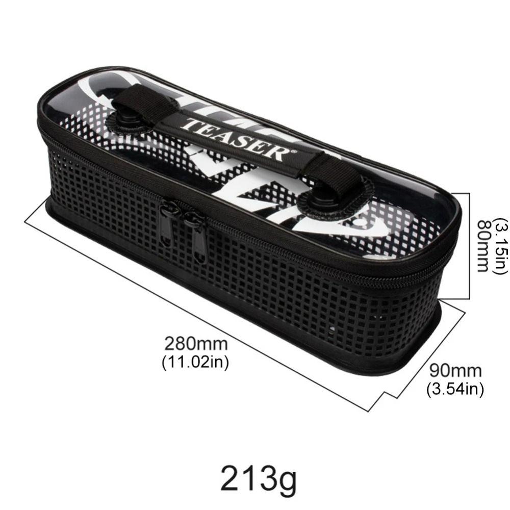 Metal Fishing Lure Bait Hooks Box Large Capacity Metal Jig Bag Fishing Jig Bag  Fishing Accessories