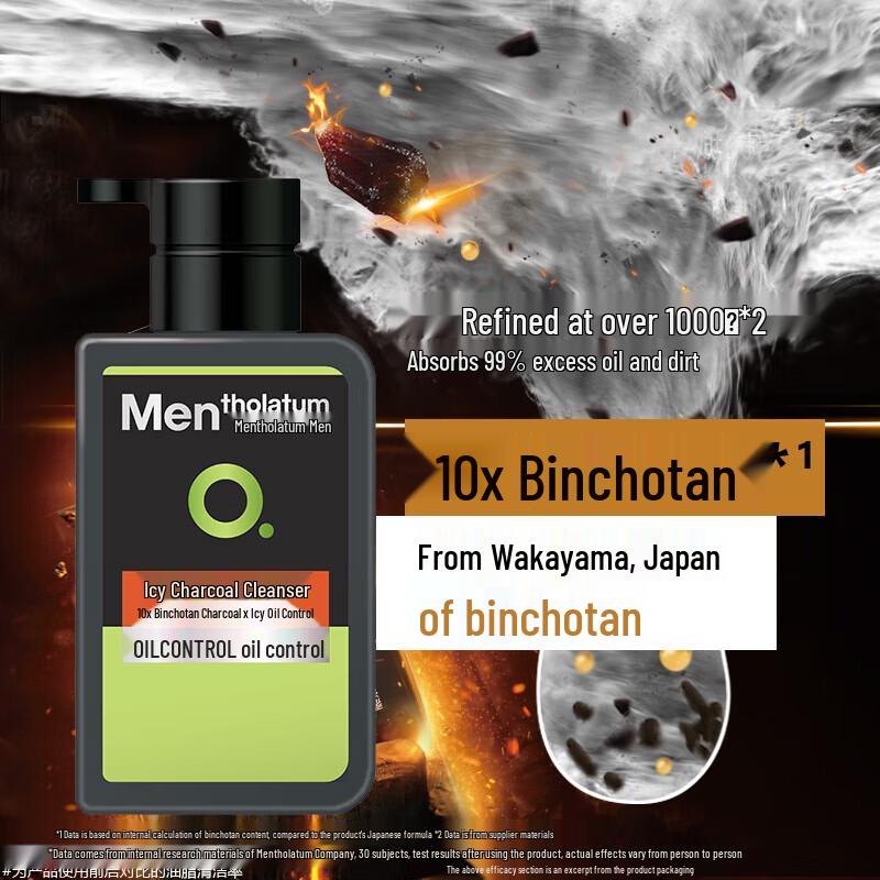 Mentholatum Icy Cool Charcoal Facial Cleanser