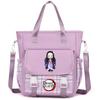 Demon Slayer Tote Bag Crossbody Bag Carrying Bag Shoulder Bag for Teenager Girl Boy Back To School Bag Men Women Leisure Travel Bag Mochila