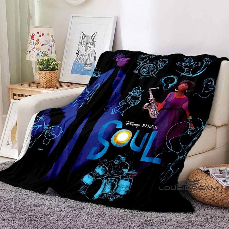 

3D Printed Cartoon Soul Journey Blanket. Made of Warm and Comfortable Flannel, This Blanket Is Suitable for Bedrooms, Sofas, 75x90cm