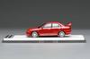 FREESTYLE MOTORHELIX Mitsubishi Lancer Evolution IV Palma Red Finished Model M64008 1/64