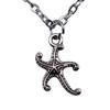 Schildkröte Seestern Muschel Anhänger Antik Bronze Metall Brautkragen Halskette für Strandhochzeit Trendiges Geschenk