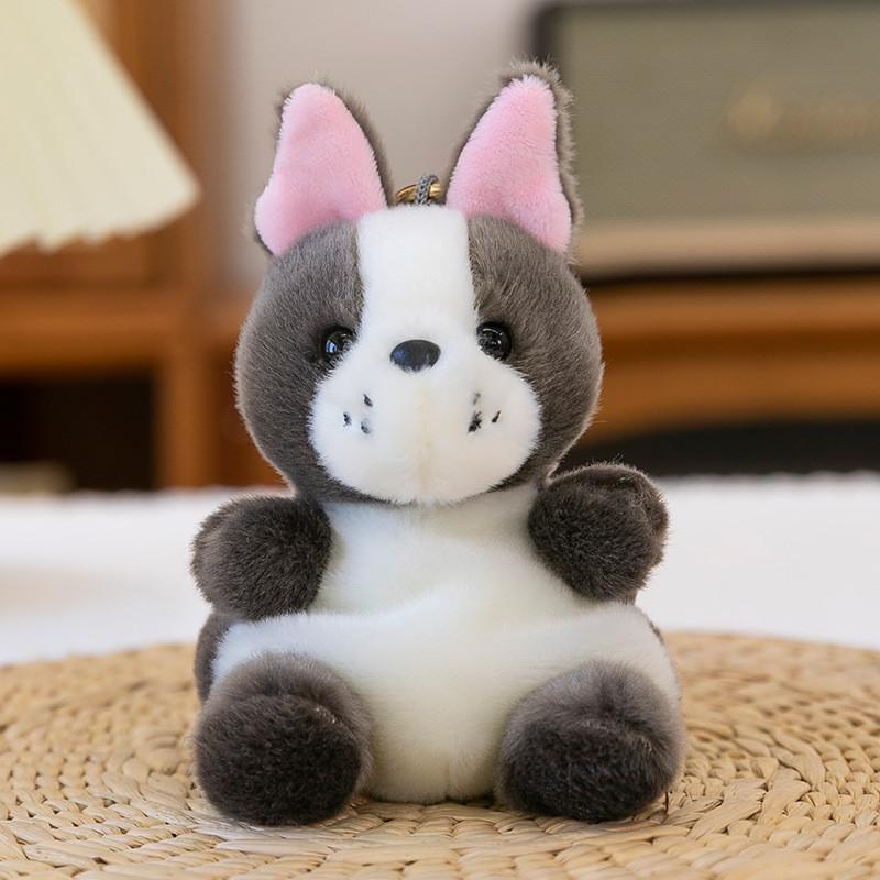 Dog Scented Plush Keychain With Pp Cotton Filling For Car Decor And Gift For Friends