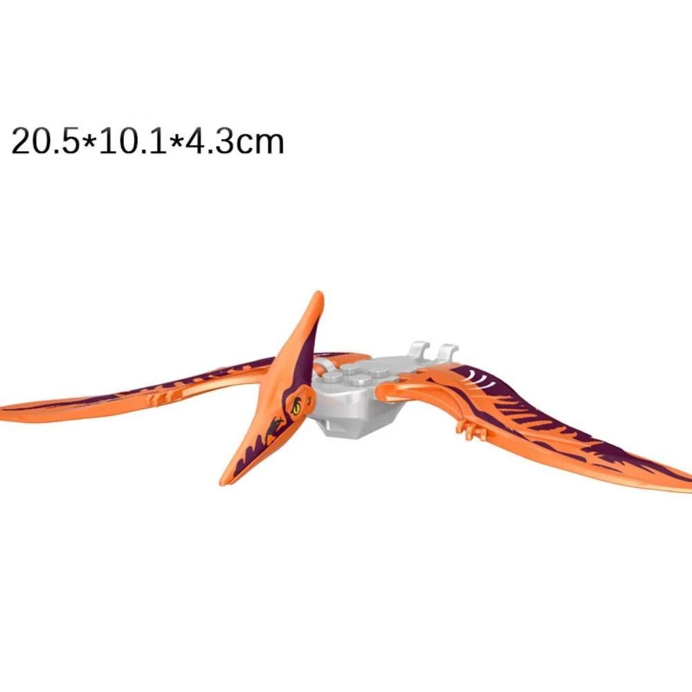 Jurassic Dinosaurier DIY Bausteine Velociraptor Velociraptor Rex Tyrannosaurus Pterosaurier Dilophosaurus Zubehör Steine Spielzeug