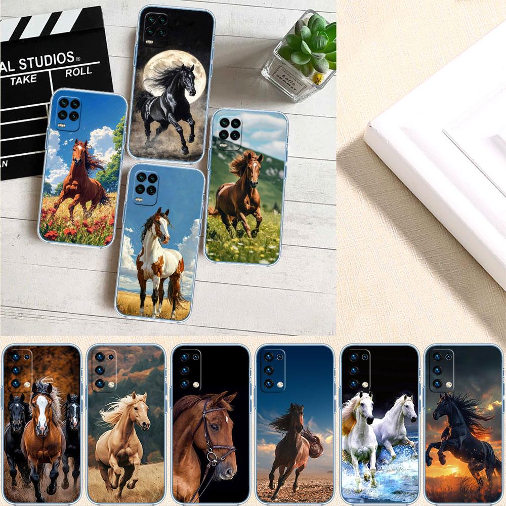 LO43 Fine Horse Phone Case for Motorola Moto E13 E15 E20 E22 E22I E22S E30 E32 E40 E7 E7I G Plus Power Play Stylus G22 G14
