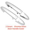 Carbon Car Upgrade Accessorie Plated Exterior Door Handle Cover Trim Paste Style For 2 Door Honda Fit Jazz Fit GK5 2014-2018