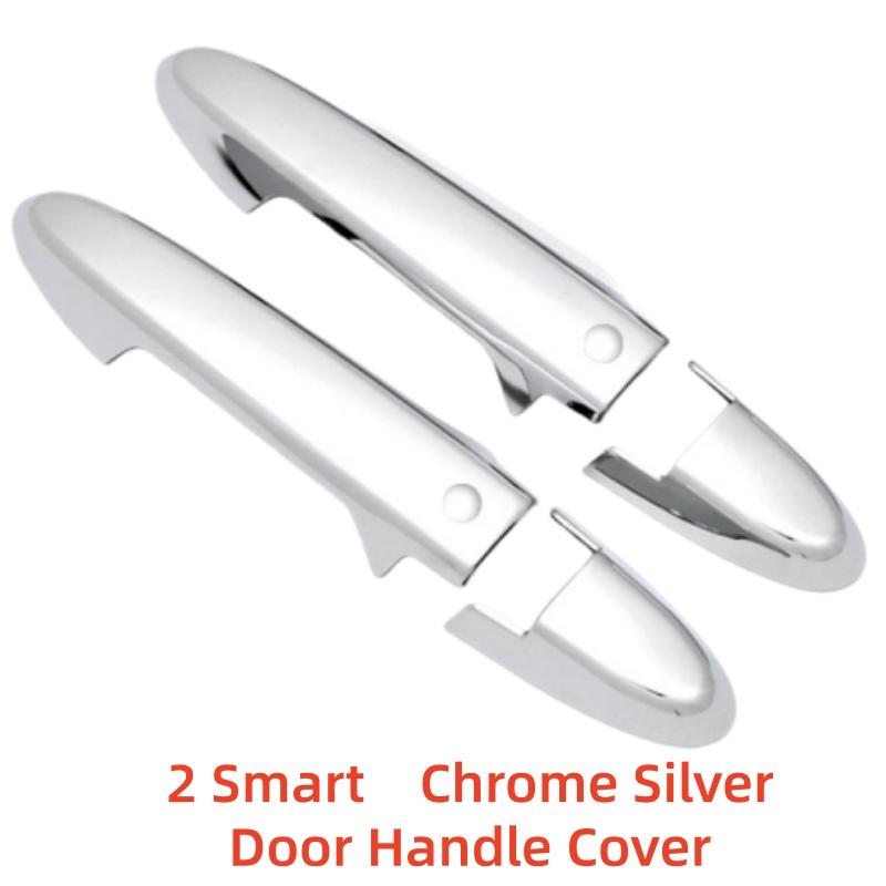 Carbon Car Upgrade Accessorie Plated Exterior Door Handle Cover Trim Paste Style For 2 Door Honda Fit Jazz Fit GK5 2014-2018