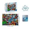 Puzzle 1000 pièces - Ravensburger - Challenge Puzzle Marvel - Mixte - A partir de 14 ans
