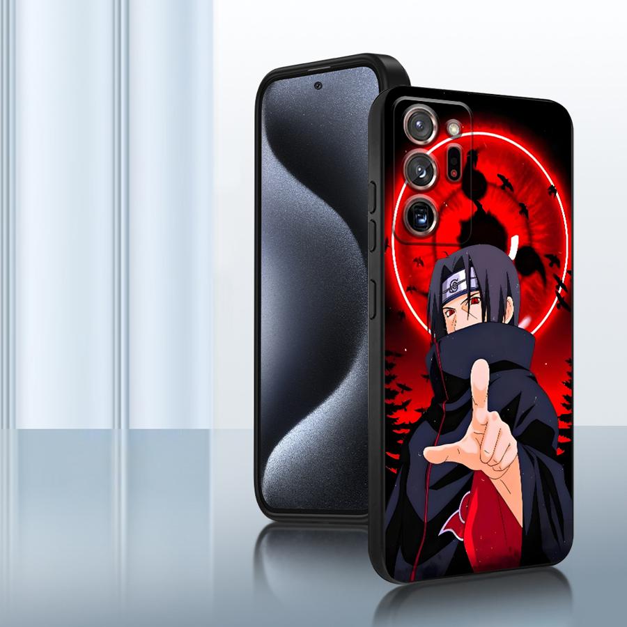 

Handsome Uchiha Itachi Black Soft Phone Cover Case for Samsung Galaxy Note 9 8 20 Ultra 10 Plus S9 S10 S8 Galaxy Note10+