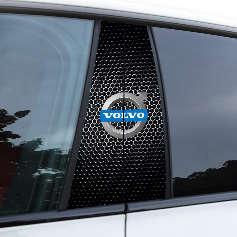 Car Stickers Car Middle Column Creative Stickers For Volvo V60 V40 XC90 S60 C30 V50 V70 S90 AWD Car Modification Decorative Film