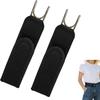 2pcs Tactical Hook Elastic Belt - Buckle-Less Invisible Waist Closure with Hook-and-Loop Fasteners, No-Buckle System for Hunting, Fishing, Camping