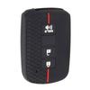 3 Button Smart Fob Remote Key Fob Cover Case Protector fit for Toyota Highlander RAV4 Land Cruiser LC200 Tacoma Black Silica Gel