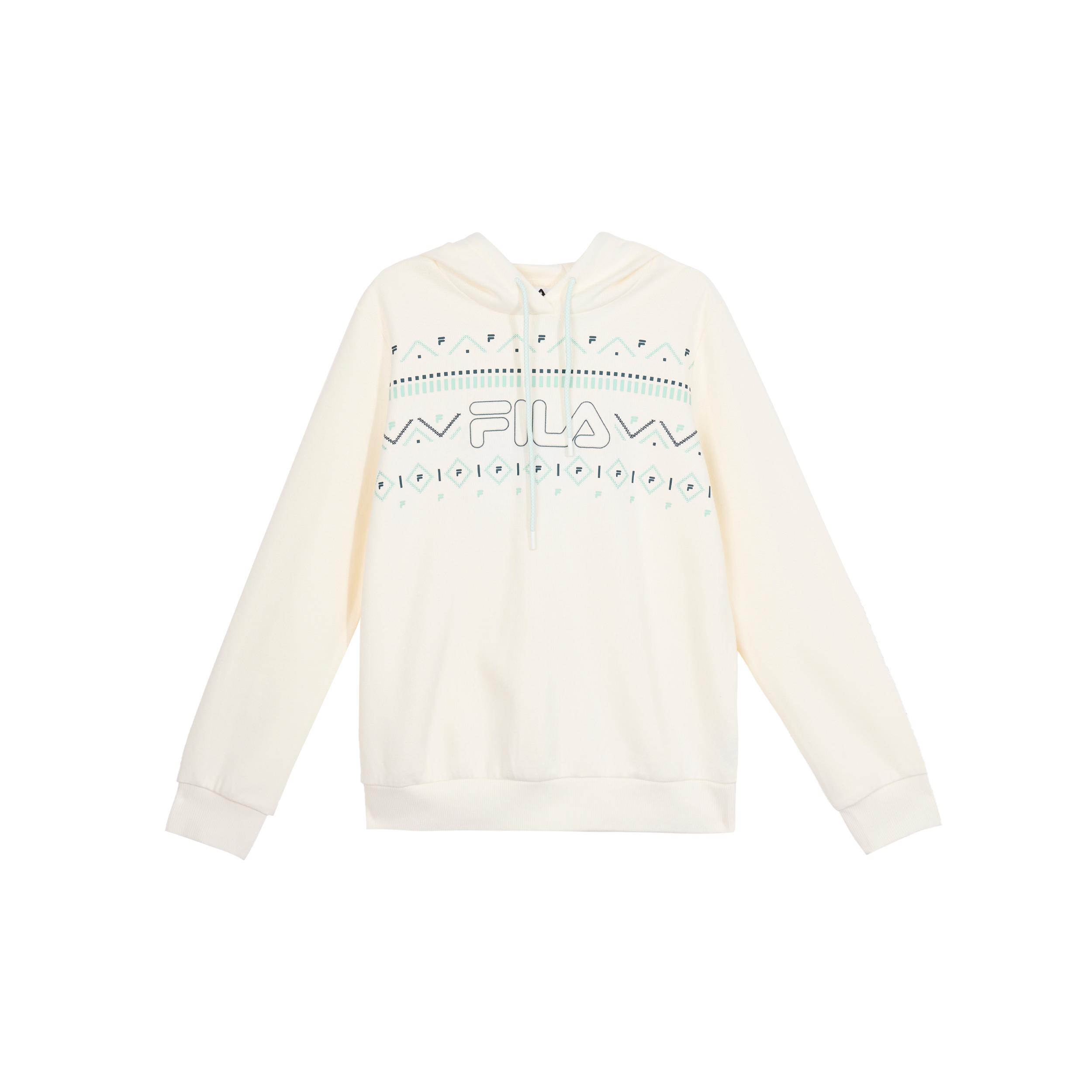 

New FILA Sweatshirts Women s Mist Lotus White F11W344215FIV M