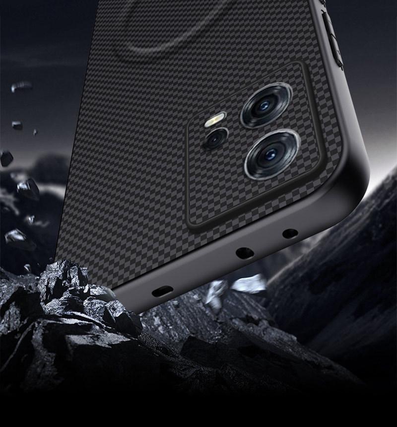Motorola S30 Pro Full-Cover Protective Phone Case with Magnetic Buckle and Mark Texture
