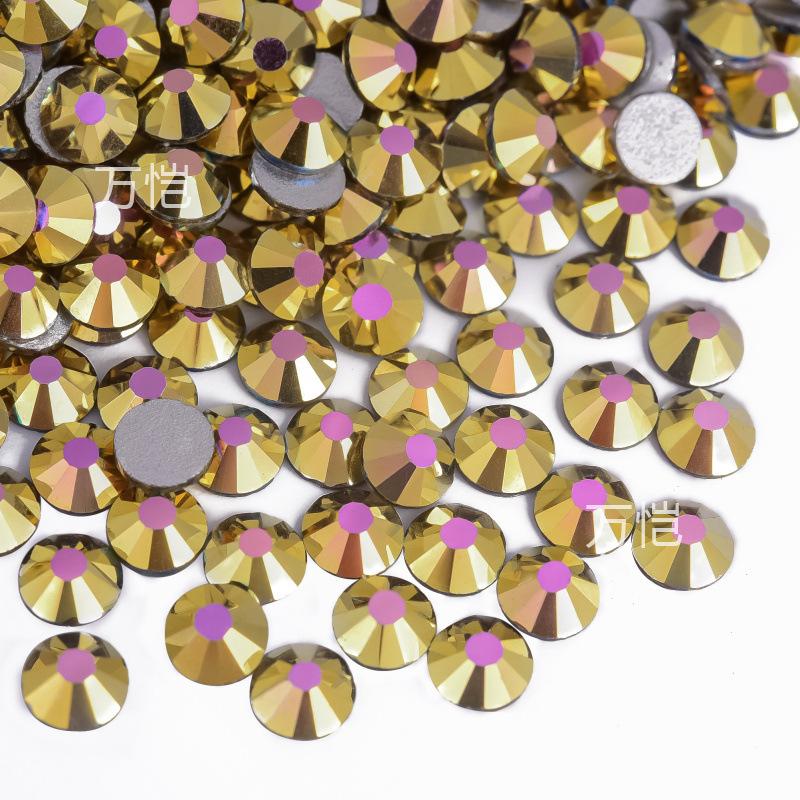 Ss3-Ss16 Mixed Size Flat Bottom Drill, Mobile Phone Case Diy Sticker Diamond Crystal Glass, Creative Nail Art Jewelry Accessories
