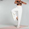 Puma Studio Logo texturé Léger Respirant Ample Jambe large Tricot Pantalon de sport Femme pantalon 525758-05
