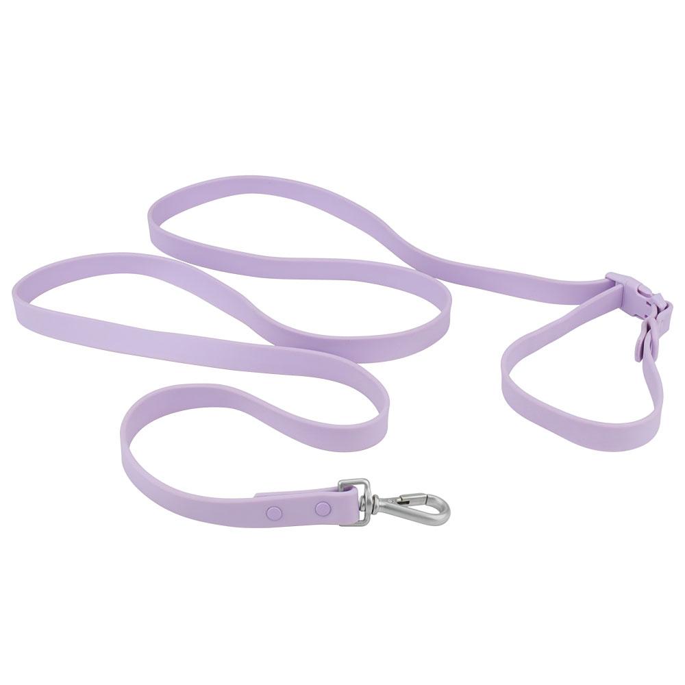 Multifunctional Waist Leashes Pet Leash for Small Medium Dog Collar Outdoor Walk Training Waterproof PVC