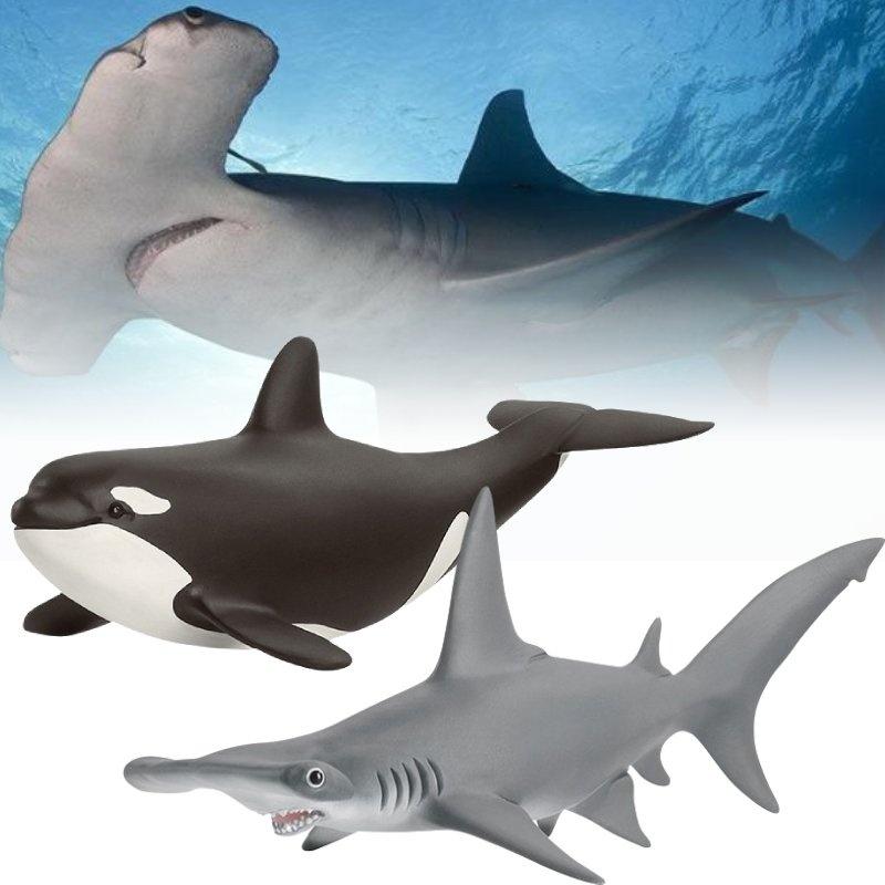 Stunning Pvc Sea Animal Model Set Featuring Orcas Dolphins Whales Sharks And Turtles