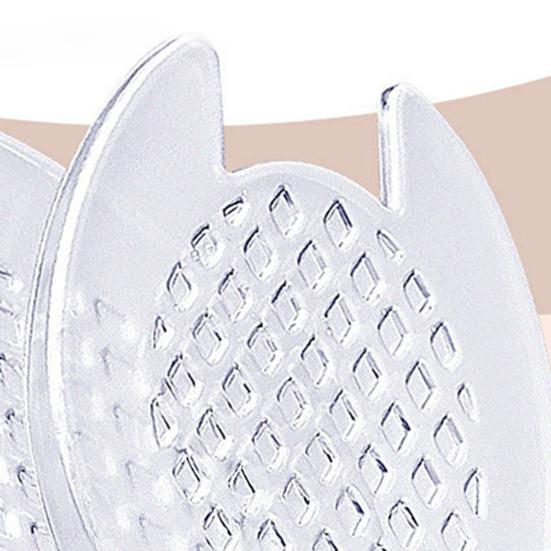 Yousheng 1 Pair Gel Heel Pad Foot Pain Relief Washable Reusable Self-adhesive Shock Absorbing High Heel Shoes Non-slip Heel Cushion Padding