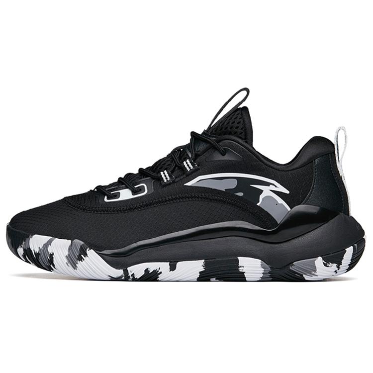 

ANTA Basketball Collection Basketball Shoes Men s Low top Black 112141643S-3 44.5