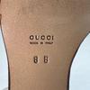 Pristine GUCCI Loafers Horsebit Brown Suede Leather Women 8 100 0442 Used