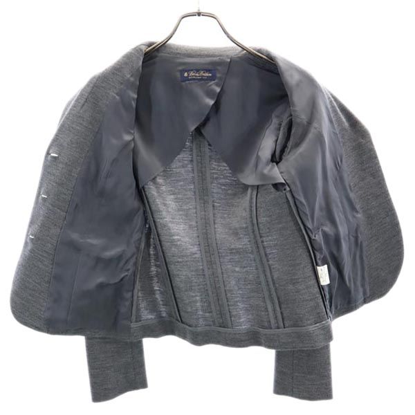 Brooks Brothers Made in Japan wool tailored jacket gray Women Used