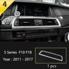 Matte Car Styling Interior Door Audio Stereo Speaker Sequ Decorative Cover Trim For BMW 5 Series F10 F11 F18 Auto Accessories