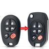 Replacement Remote Car Key Shell Modified Flip 3 Buttns Fob TOY43 Case For Toyota Tacoma HIGHLANDER SEQUOIA Sienna Tundra