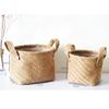 Braided Jute Cloth Flowerpot Storage Basket Cotton Linen Blended Desktop Storage Box Kids Toys Sundries Organizer Laundry Basket