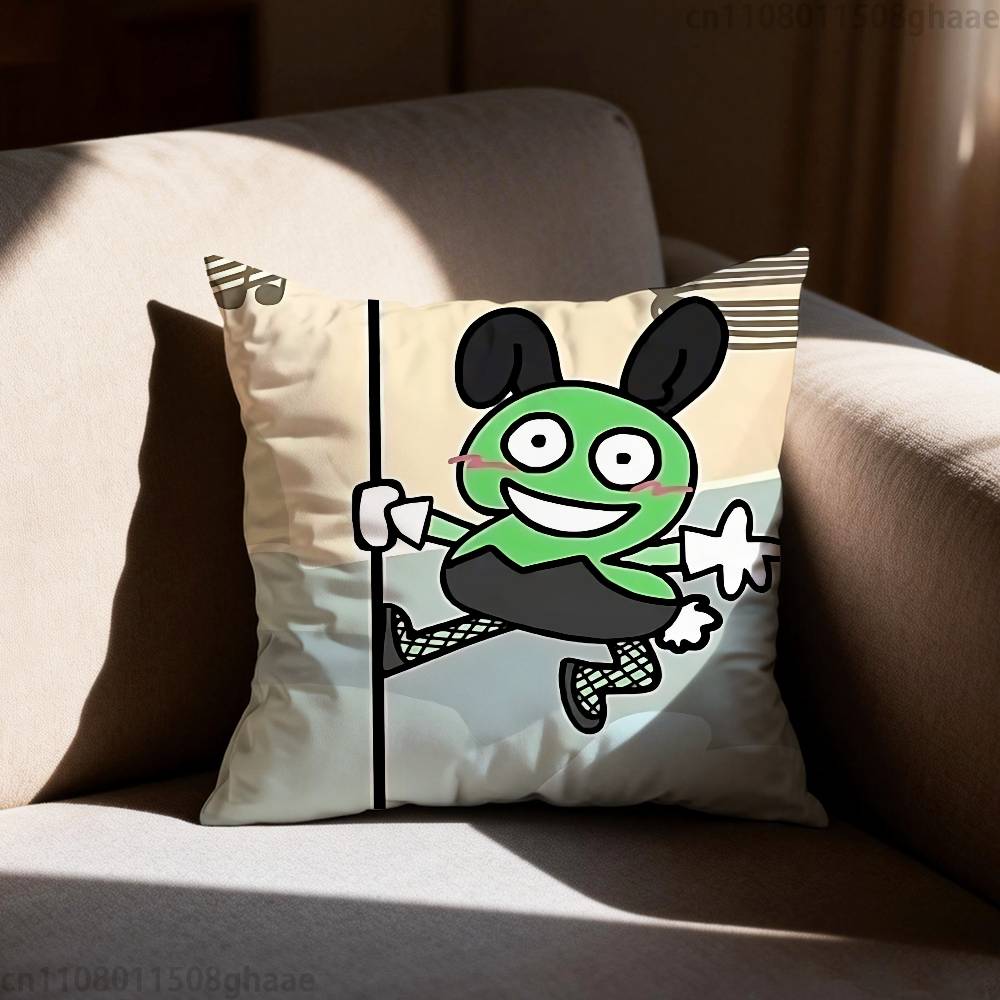 Funny Anime BFDI Pillow Case Antidustmite Pillowcase Invisible Zipper Silky Short Plush Sofa Cushion Cover