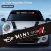 Auto Frontscheiben Dekorationsaufkleber für Mini Cooper JCW Works R56 R50 F54 F55 F56 F57 F60 R52 R53 R55 R57 R58 R59 R60 R61