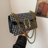 Women's  New Fashion Dionysus Bags Classic Single Shoulder and Cross - Body Small Square Bags with Chains