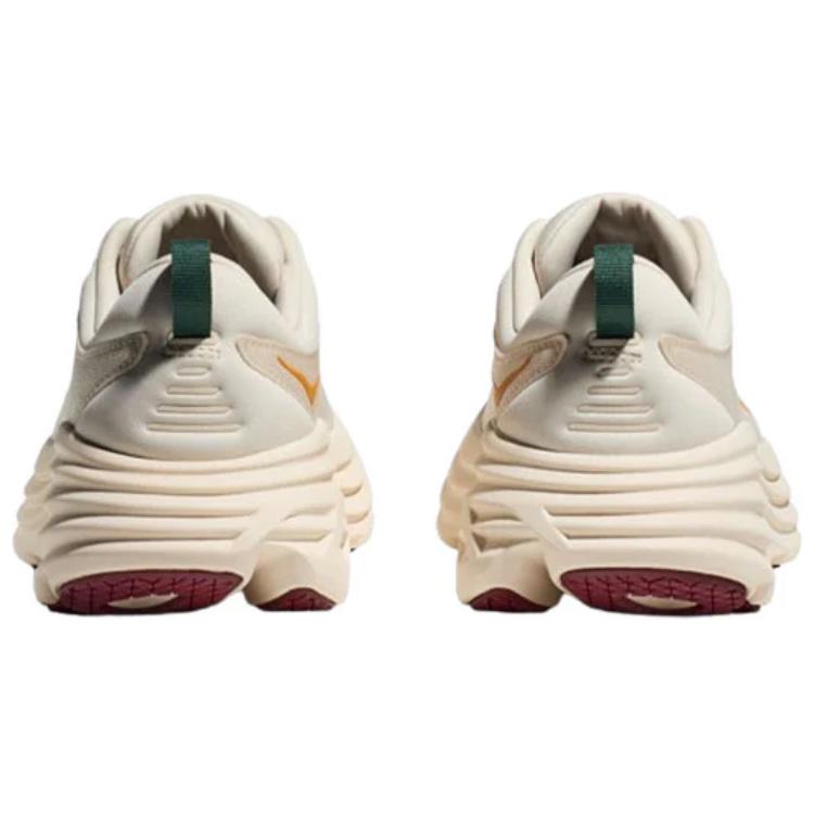 HOKA Bondi 8 Oat Milk Alabaster Men Sneakers Cream 1123202-OST