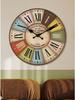 14" Retro Wooden Silent Wall Clock - Personalized Cool MDF Décor