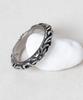 Blancier Two-Tone Obsidian Vine Bm257R1161 Vintage Ring
