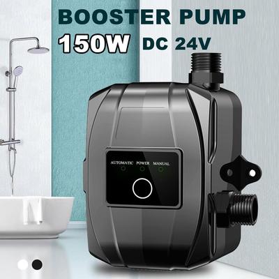 DC 24V 150W Auto Water Pump Pressure Booster Pump Connector Household For Tapwater Kitchen Sink Shower Head Booster Pump Kit