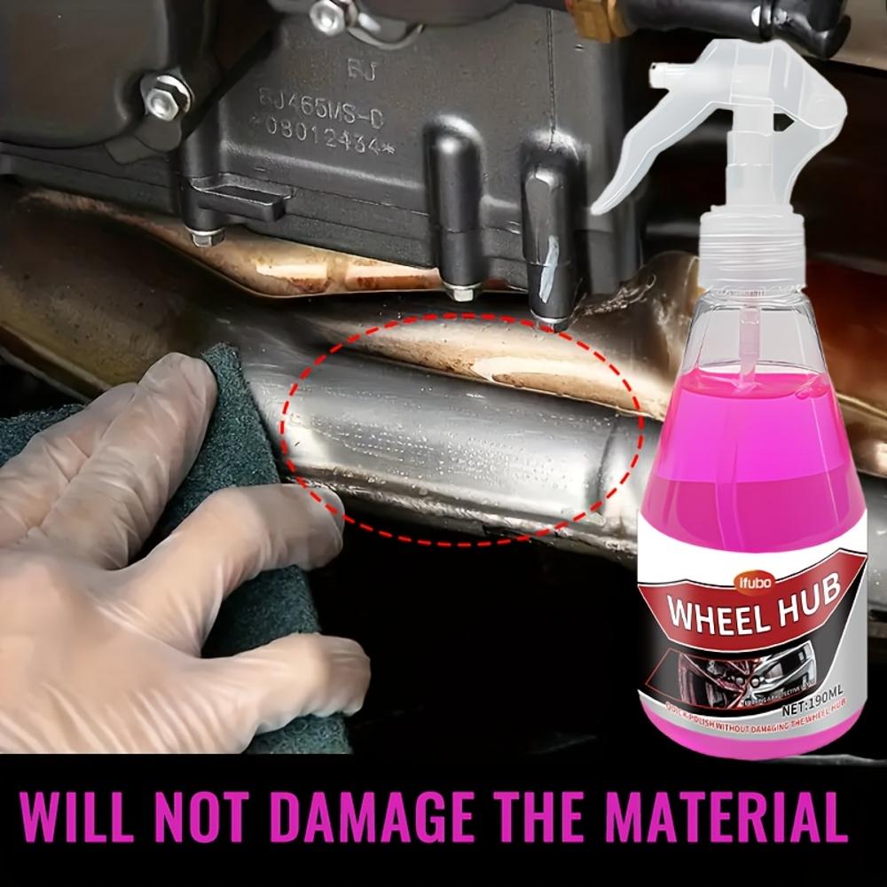 

Многоцелевая полироль для выхлопных труб автомобиля - Восстанавливает блеск и текстуру с защитным покрытием для колес, дверных ручек и двигателя