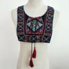 Embroidery Color Lace Collar Ethnic Style Diy Lace-Up Lace False Collar Dress Accessories