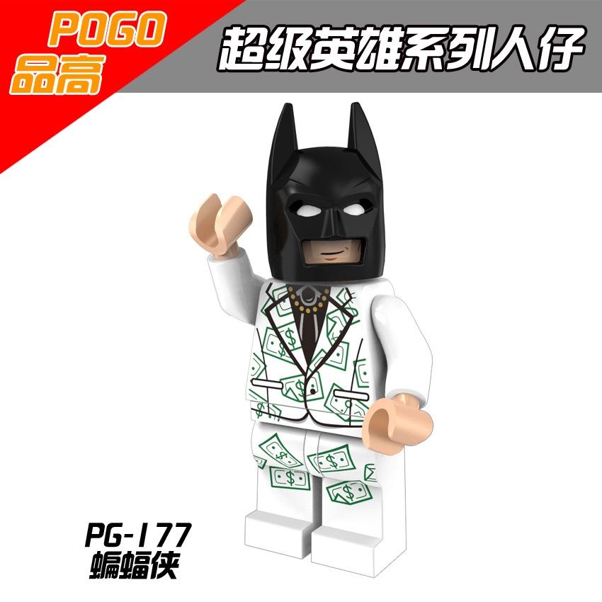 Batman Riddler Minifigures Robin Superhero Building Blocks Kids Toys PG8046
