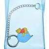 DISNEY Winnie the Pooh Clear Pouch Spring Loaded with Carabiner Japan NEW