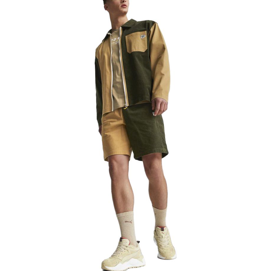 Men's PUMA Downtown Jackets Men's Green Moderate