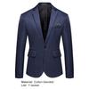 Blazer Casual da Uomo alla Moda con un Bottone e Risvolto, Manica Lunga, Tasca Decorativa, Giacca Completo, Abbigliamento da Lavoro