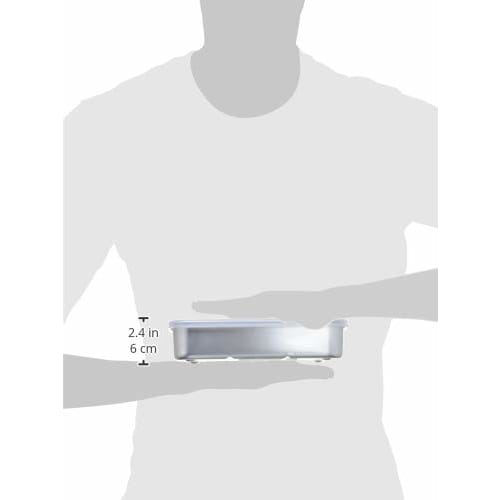 Skater Aluminum Quick Freezer Storage Container, Large, 1200ml, Natural, Made in Japan, AKH4-A