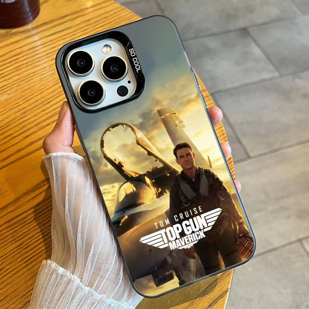 

Top Gun 2 Fighter Pilots Phone Case For iPhone 16 17 15 14 12 13 Pro Max Black Color Shockproof Cover iPhone14Pro