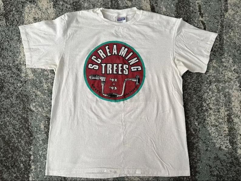 Vintage 1992 1993 Screaming Trees Concert Tour T Shirt L